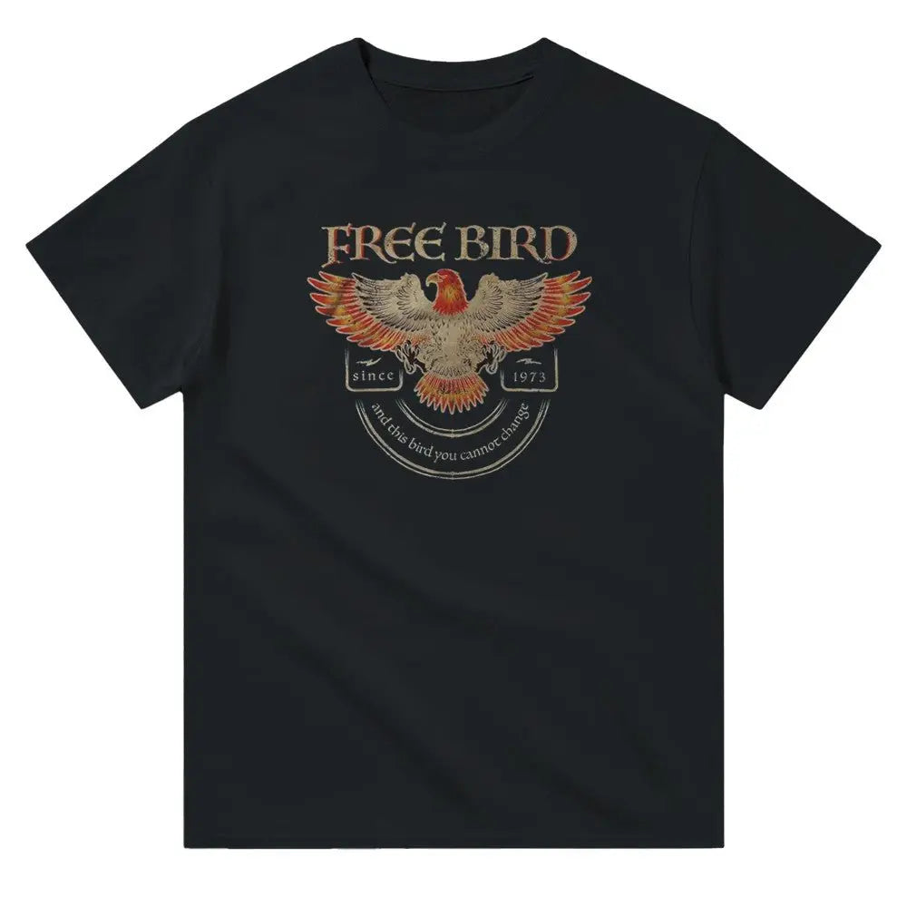 Free Bird Vintage T-Shirt - Classic Rock Tee - Retro Eagle Graphic - 70s Rock Band Shirt - Clothing Empire