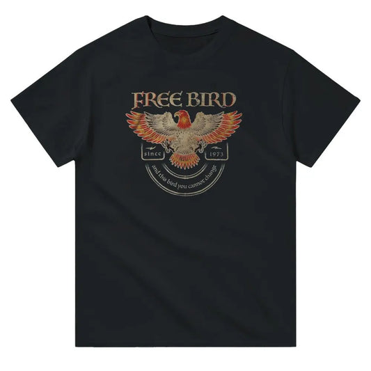 Free Bird Vintage T-Shirt - Classic Rock Tee - Retro Eagle Graphic - 70s Rock Band Shirt - Clothing Empire