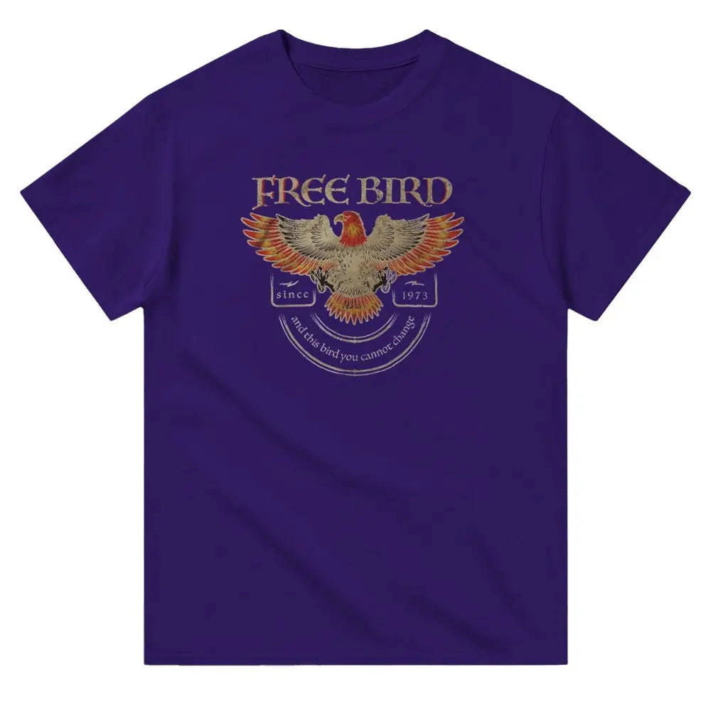 Free Bird Vintage T-Shirt - Classic Rock Tee - Retro Eagle Graphic - 70s Rock Band Shirt - Clothing Empire